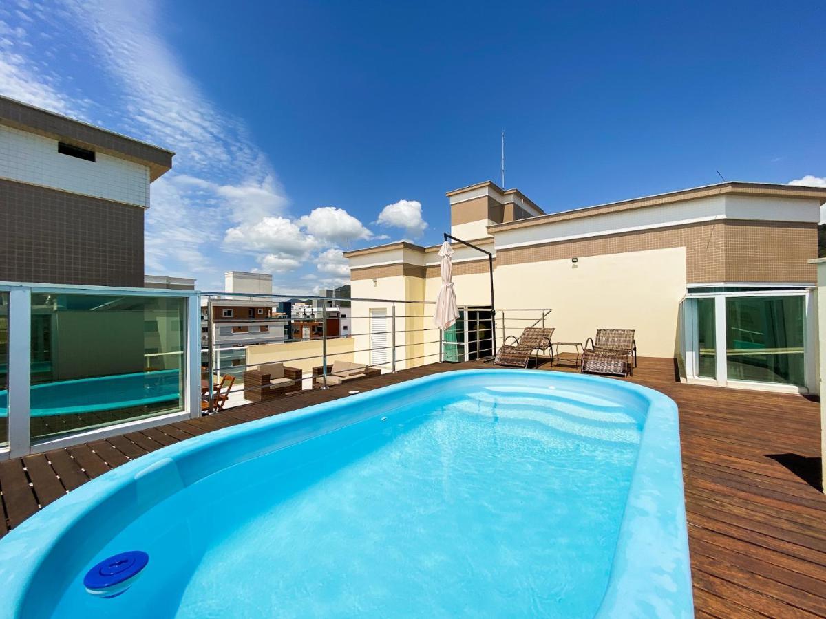Infinito - Cobertura Frente Mar Com Piscina Governador Celso Ramos Exterior foto